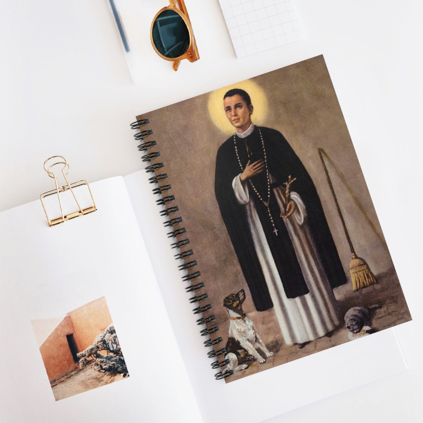 Saint Martin De Porres Catholic Notebook, November Saint Gift Idea, Traditional Catholic. Adoration Journal, Christian Diary