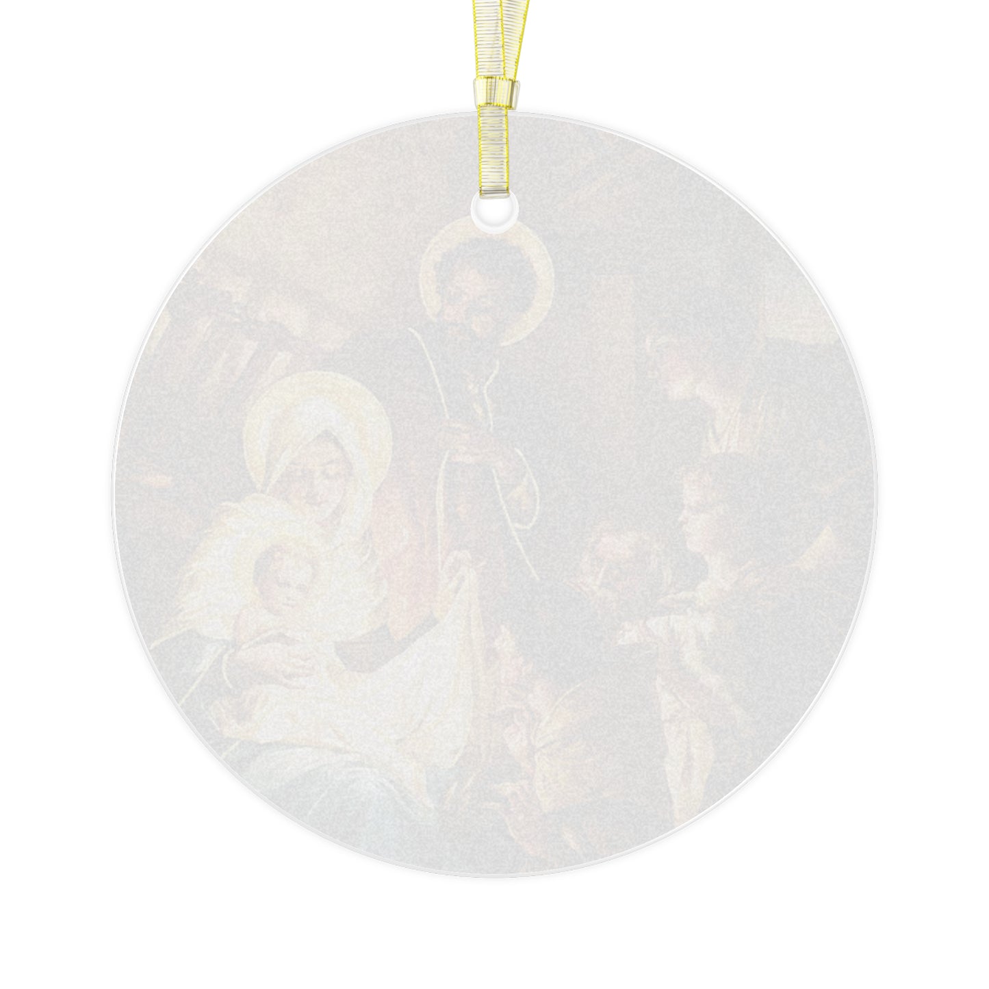 Nativity Christmas Ornament: Jesus, Mary, Joseph, Tree trimming, Holiday gift, Religious ornament, Meaningful Christmas gift