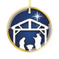 Nativity Christmas Ornament: Jesus, Mary, Joseph, Holiday gift, Religious ornament, Meaningful Christmas gift, Catholic, Tree Trimming
