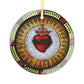 Christmas Ornament: Sacred Heart of Jesus, Glass Ornament, Christmas Gift, Religious Gift