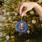 Our Lady Stained Glass Ornament